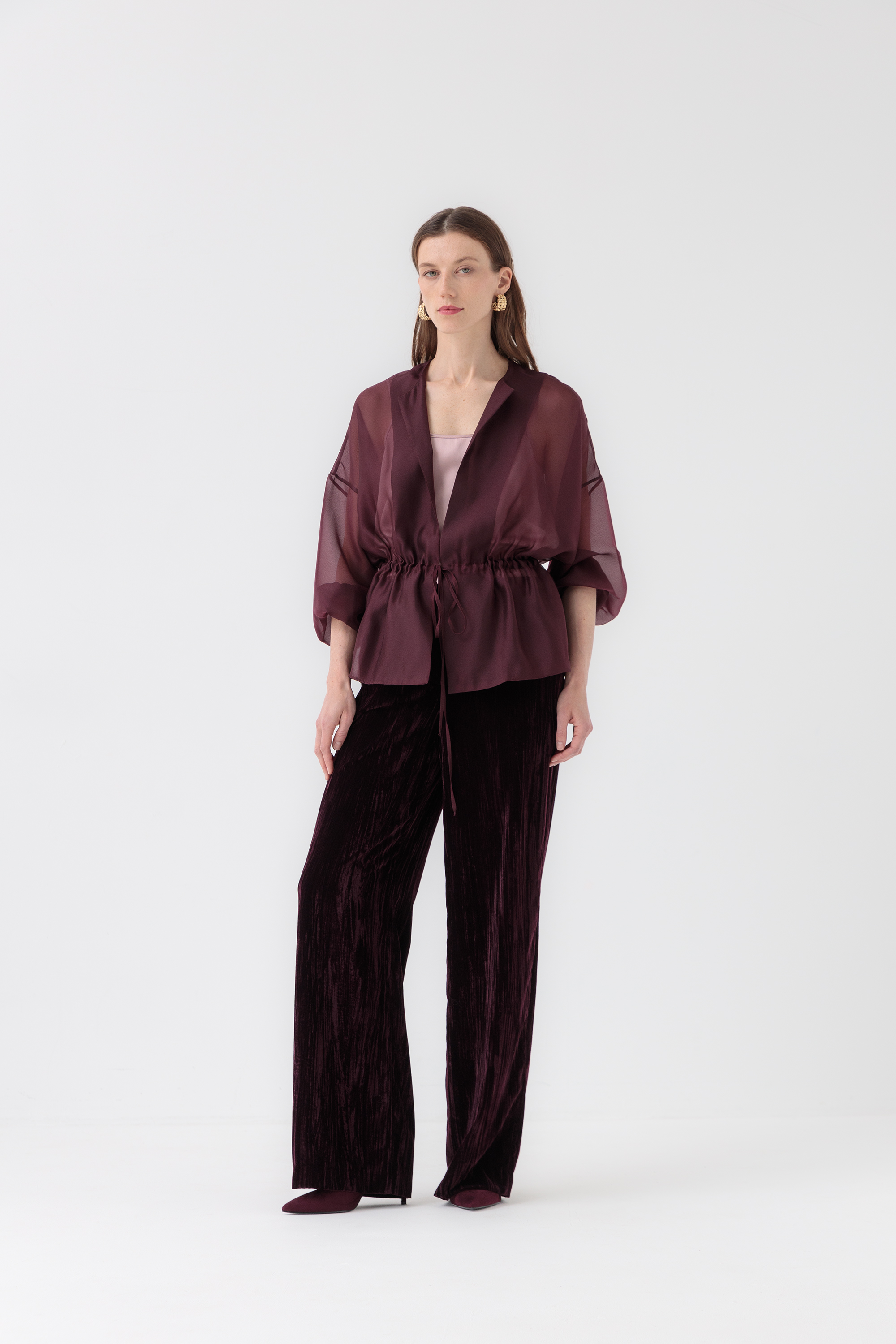 брюки СТИЛЬЯНО бордовые