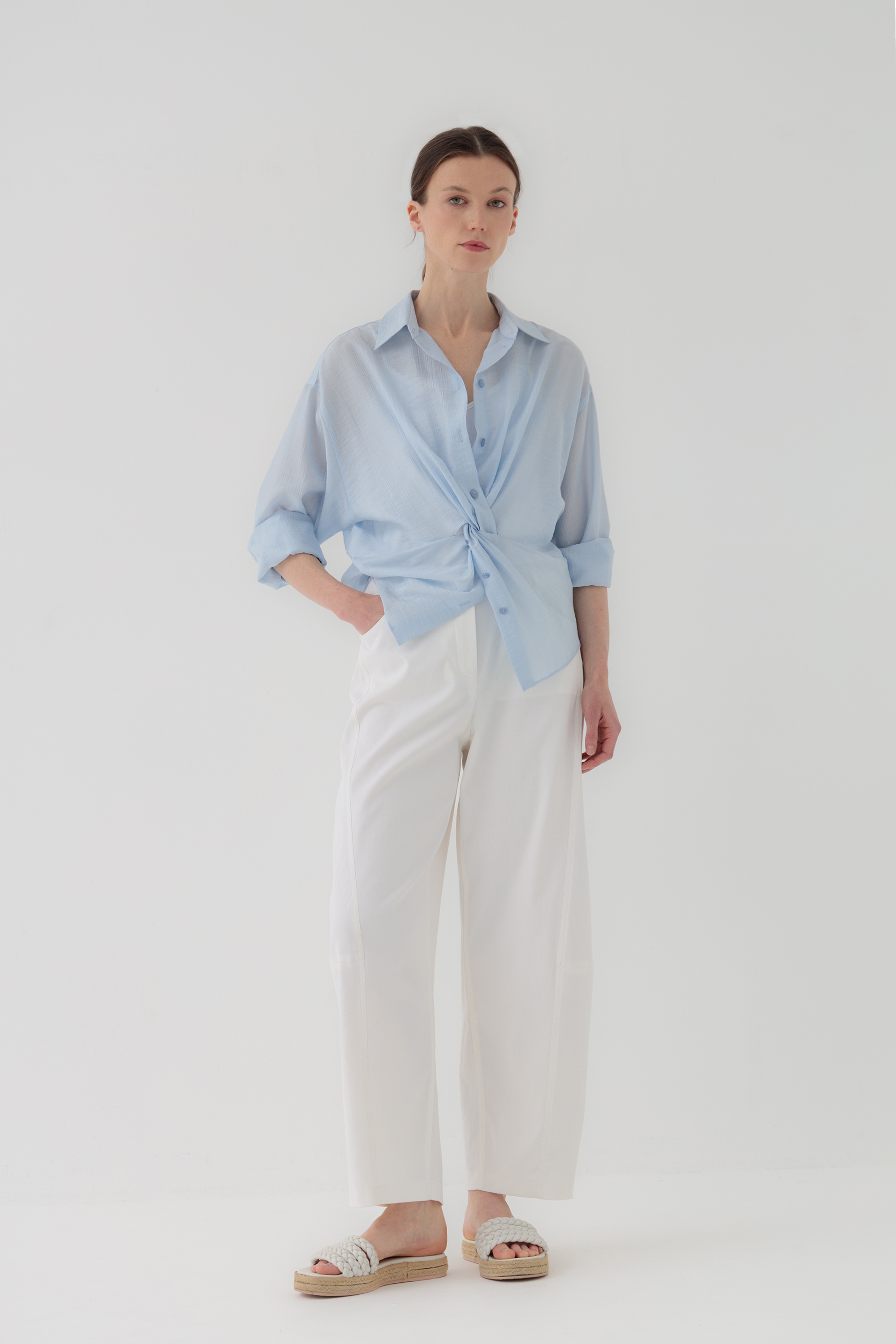 блуза РИТА голубая