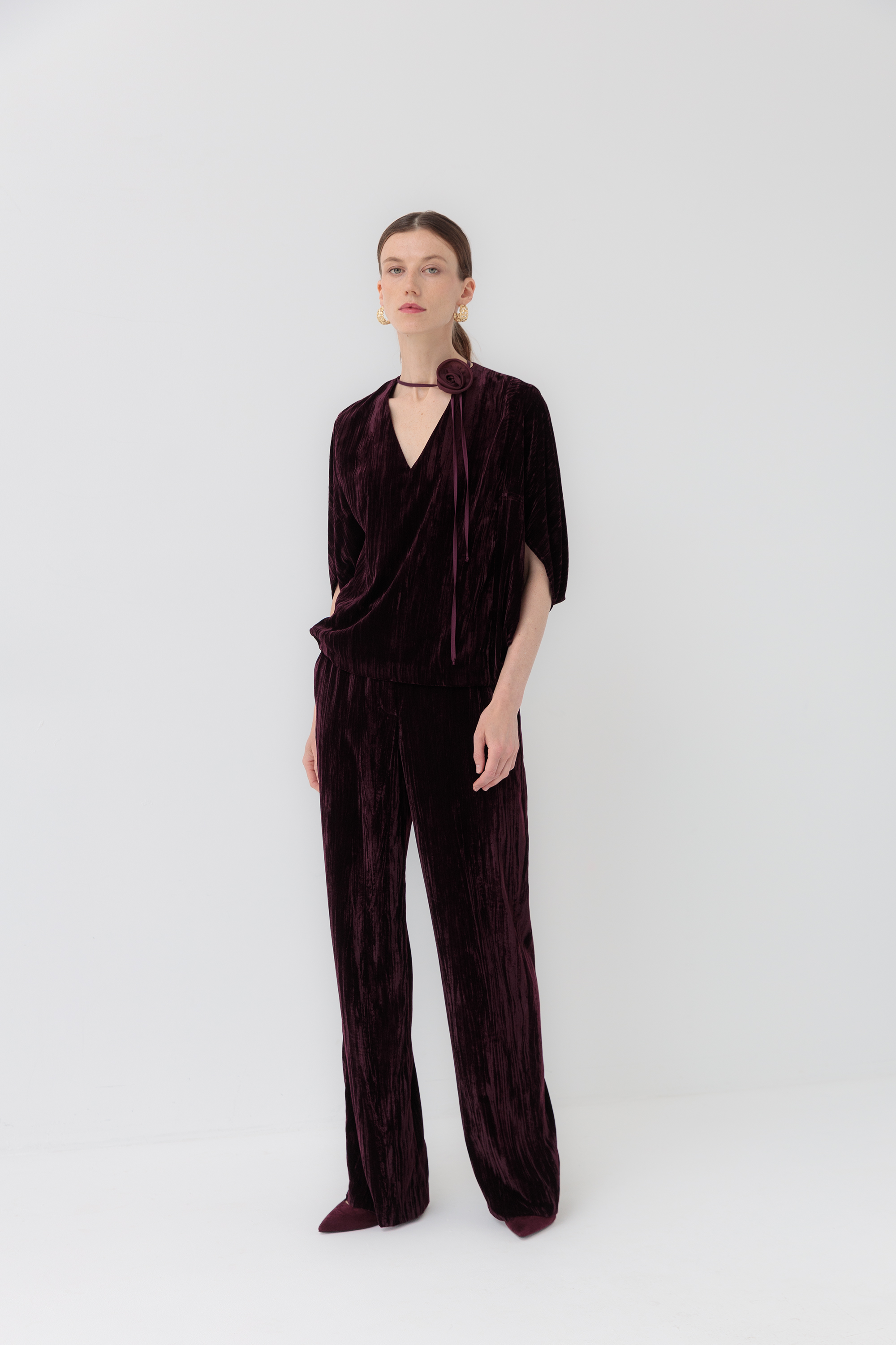 брюки СТИЛЬЯНО бордовые