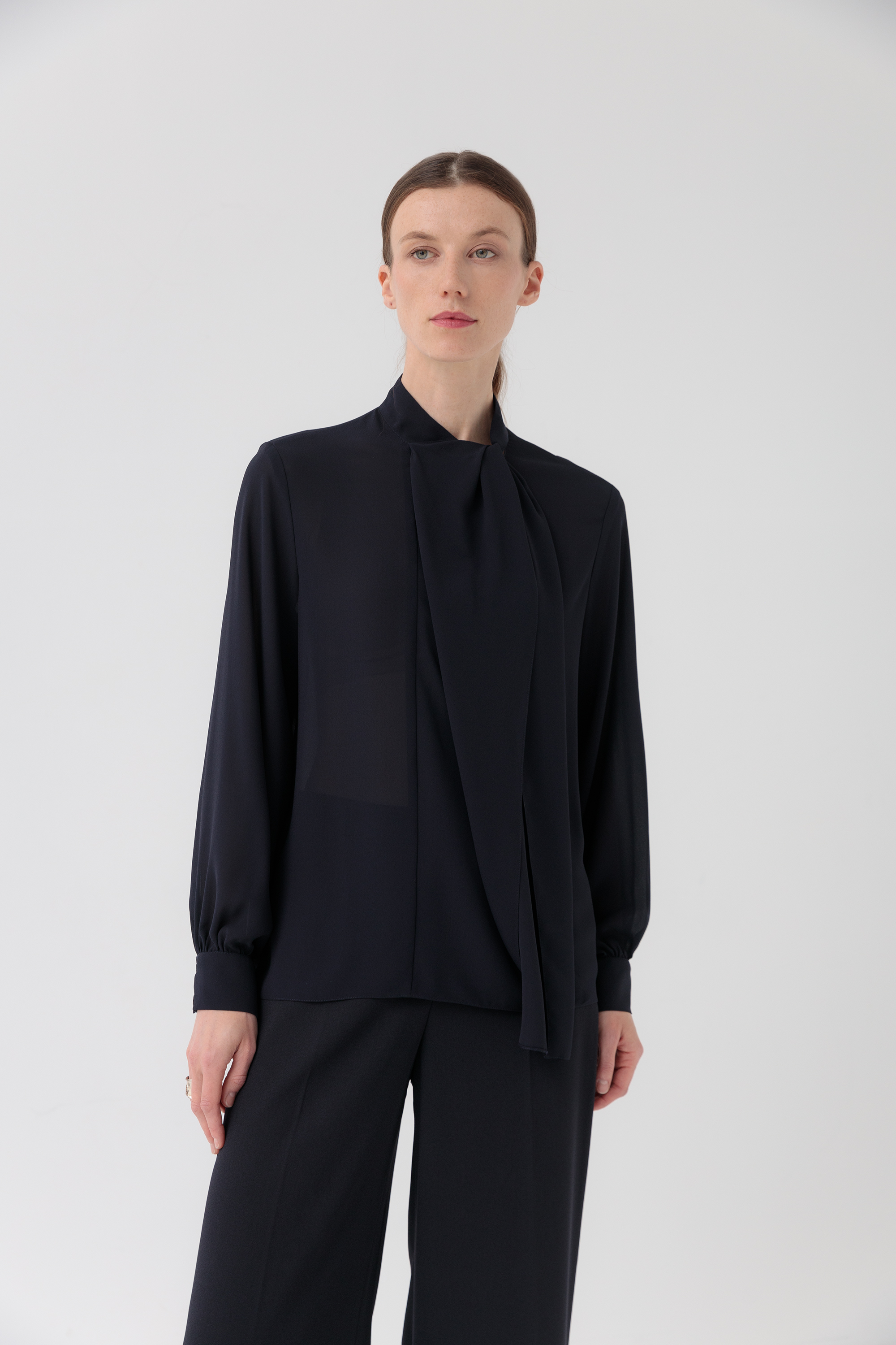 Блуза с шарфом Умбрия