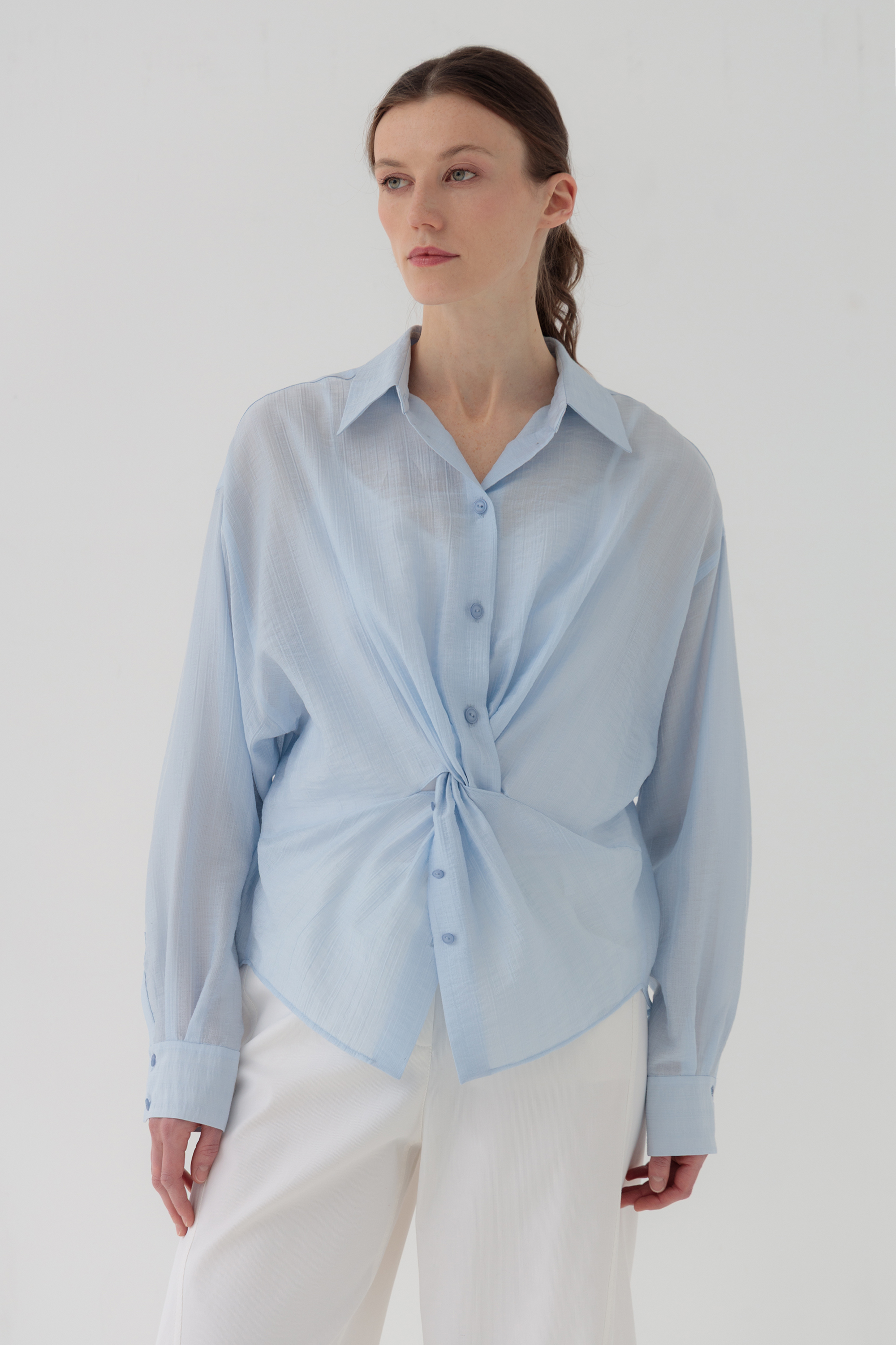 блуза РИТА голубая